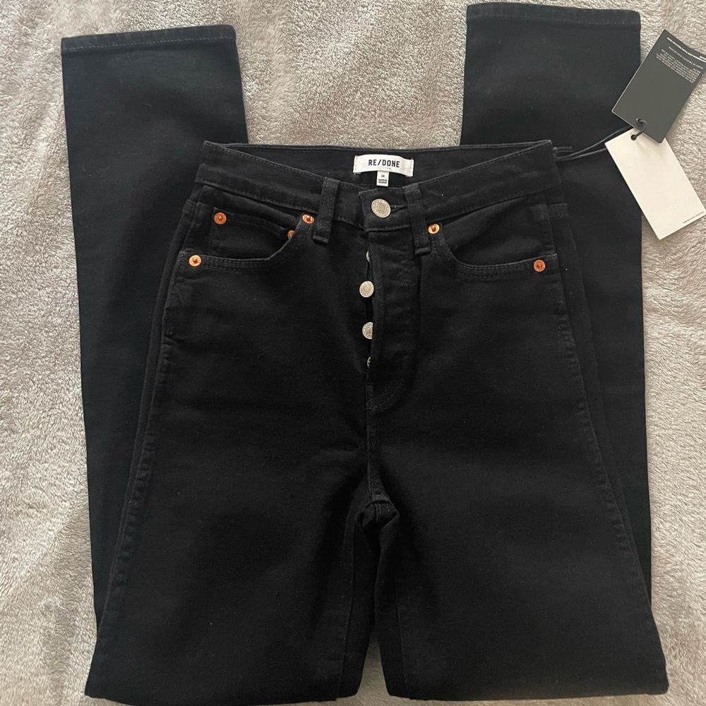 NWT REDONE 80s Slim Straight Jeans Size 24